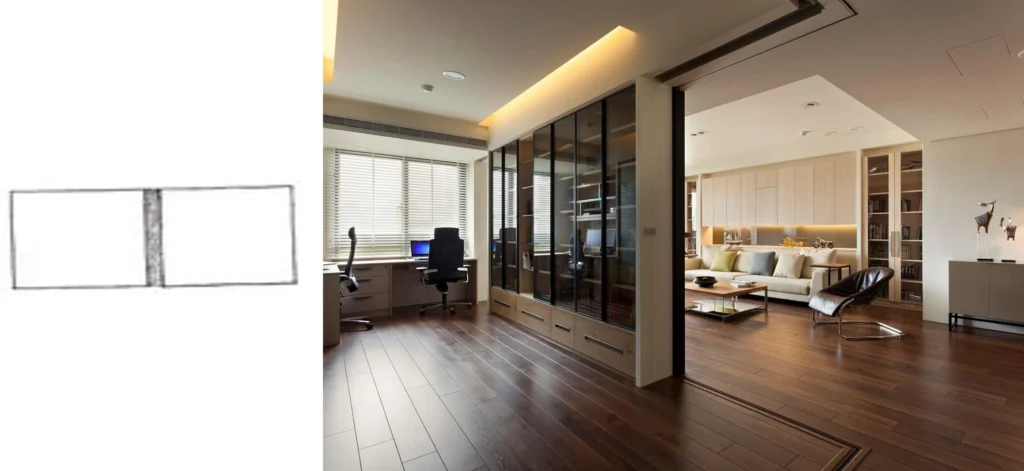 ADJACENT SPACES