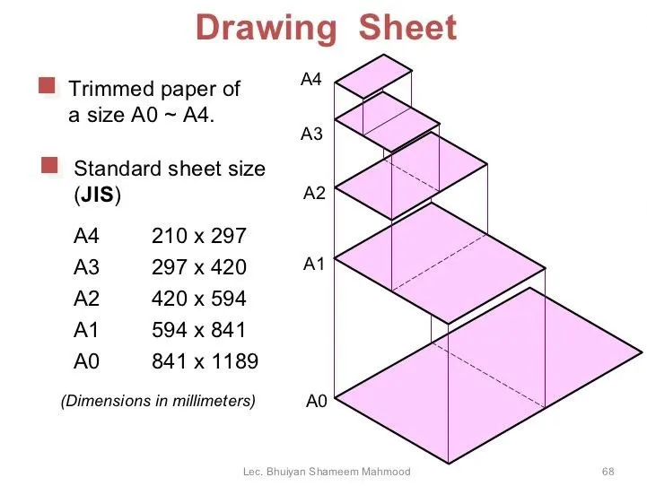 DRAFTING SHEET