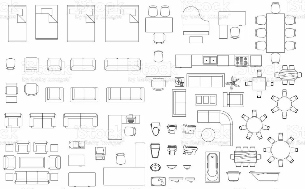 FURNITURE SYMBOLS