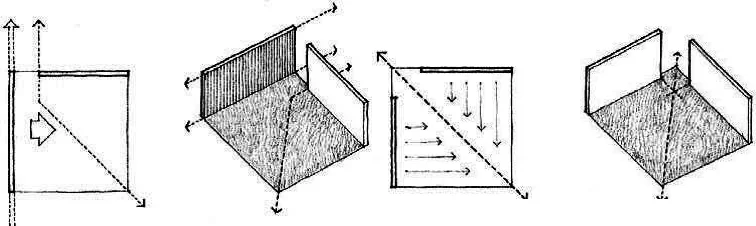L-SHAPED CONFIGURATION OF PLANS ONE