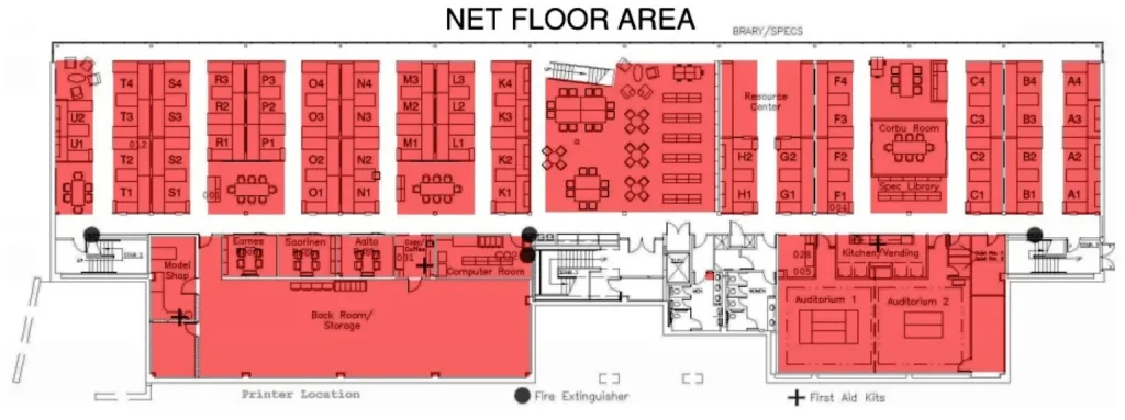 NET FLOOR AREA