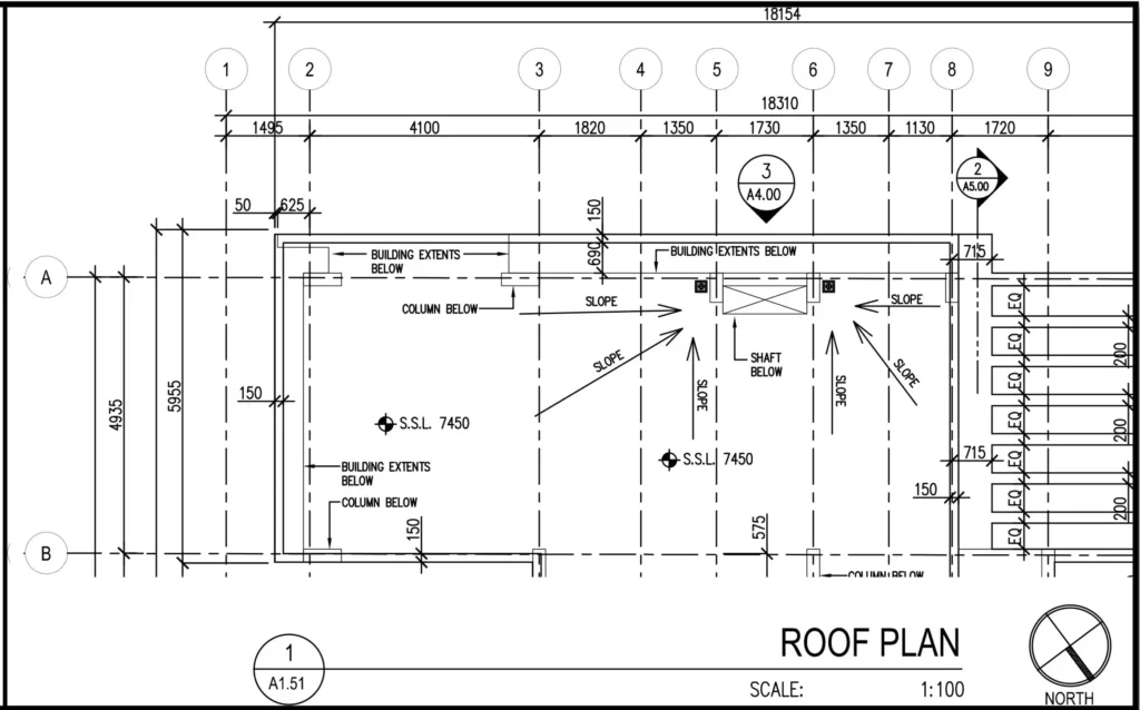 TERRACE PLAN FOR WORKINGS THREE