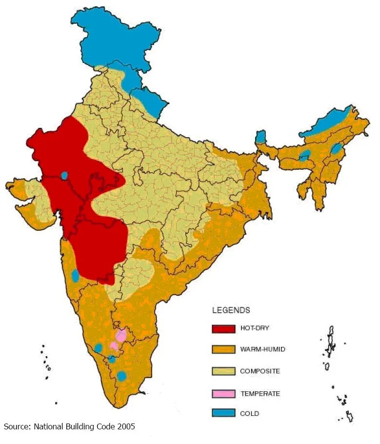 HOT AND DRY CLIMATE IN INDIA