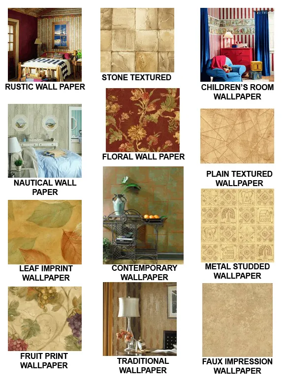 SOME PATTERNS OF WALL PAPERS