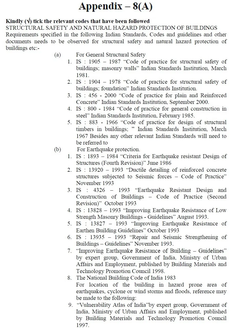 APPENDIX EIGHT-A