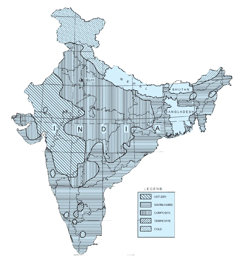 BASIC CLIMATE ZONES IN INDIA ONE