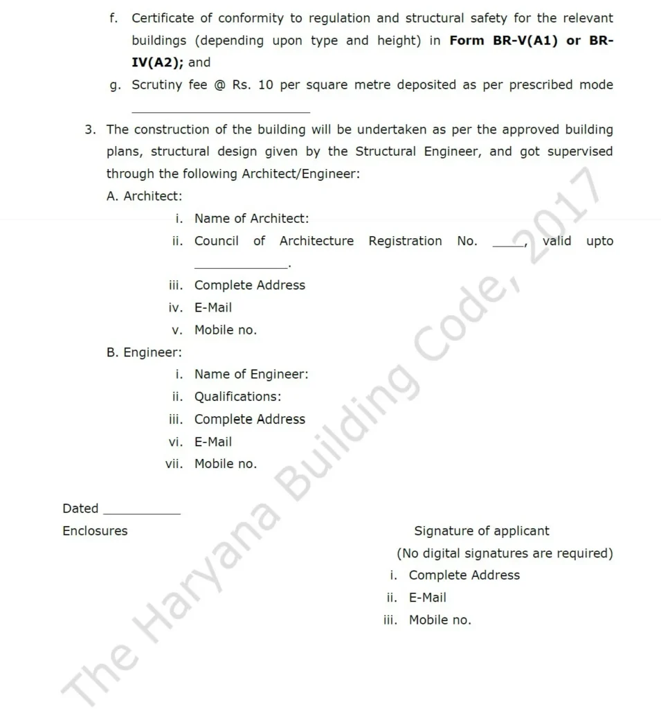 FORM BR TWO