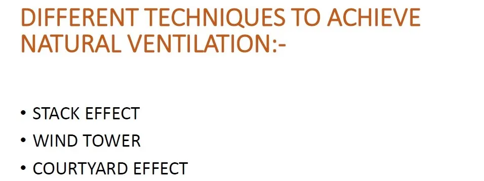 NATURAL VENTILATION ONE