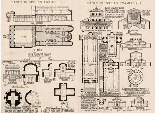 PLANS EARLY CHRISTIAN ARCHITECTURE