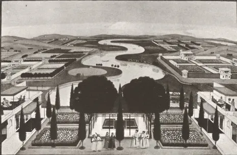 PLEASURE GARDENS OF KING AND QUEEN