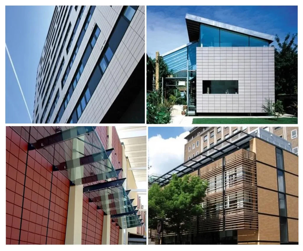 TILE CLADDING OF TERRACOTTA AND CERAMIC