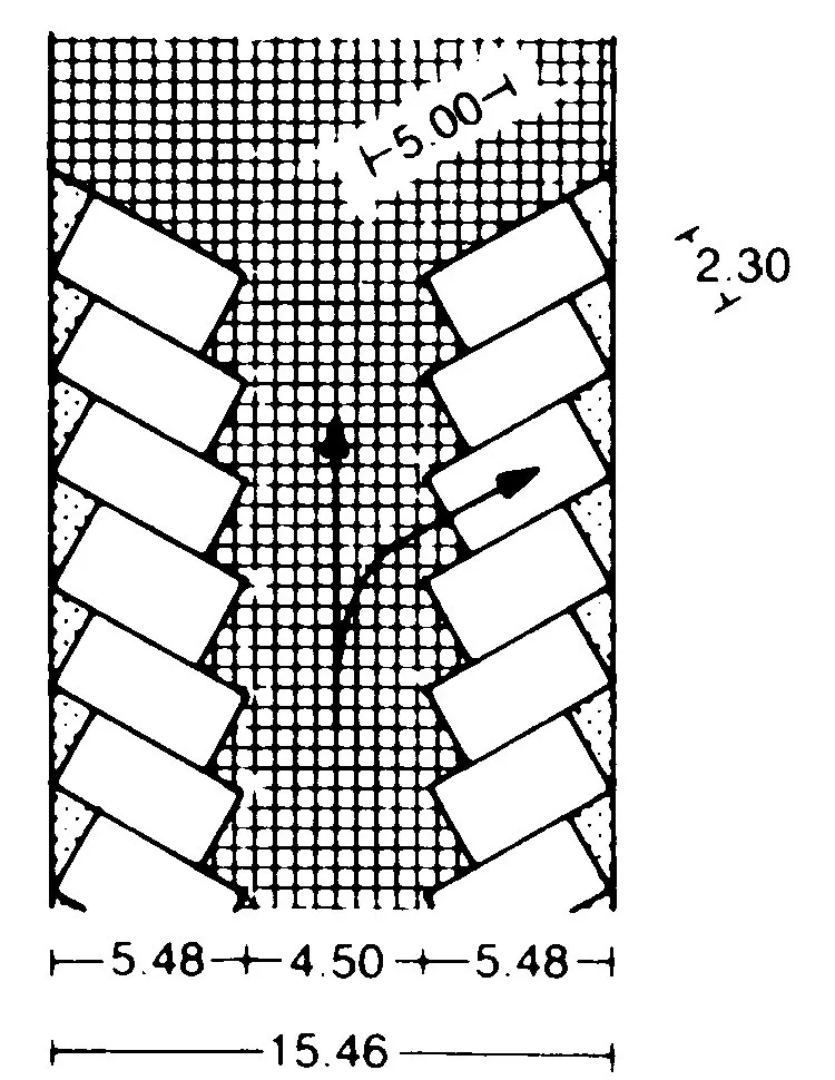 FIGURE FOUR FOR OBLIQUE PARKING