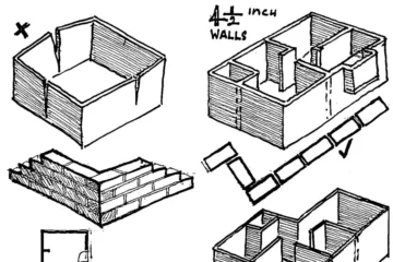 FOUR AND A HALF INCH BRICKS WALLS ONE