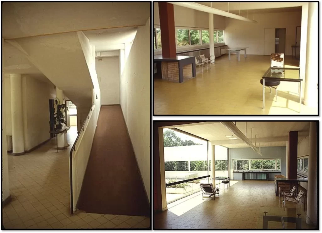 INTERIOR VIEW OF VILLA SAVOYE