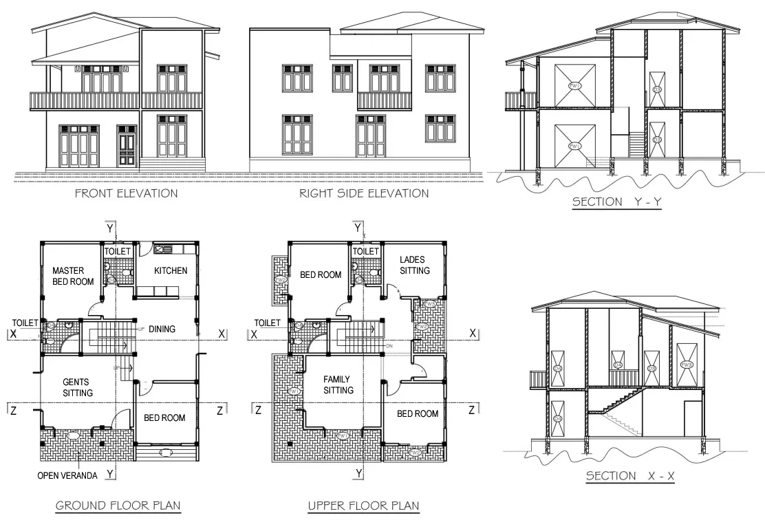 RELATIONSHIP OF PLAN ELEVATION AND SECTION