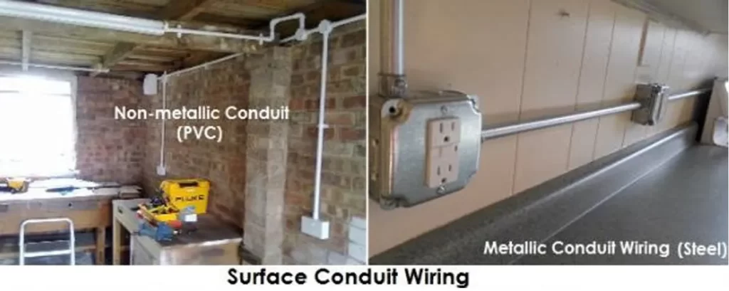 SURFACE CONDUIT WIRING