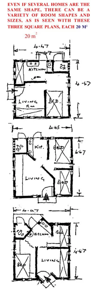 VARIOUS ROOM ARRANGEMENTS FOUR