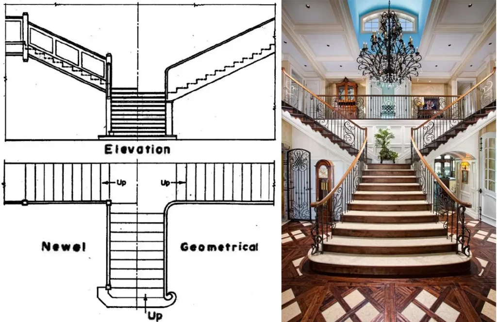 BIFURCATED STAIR