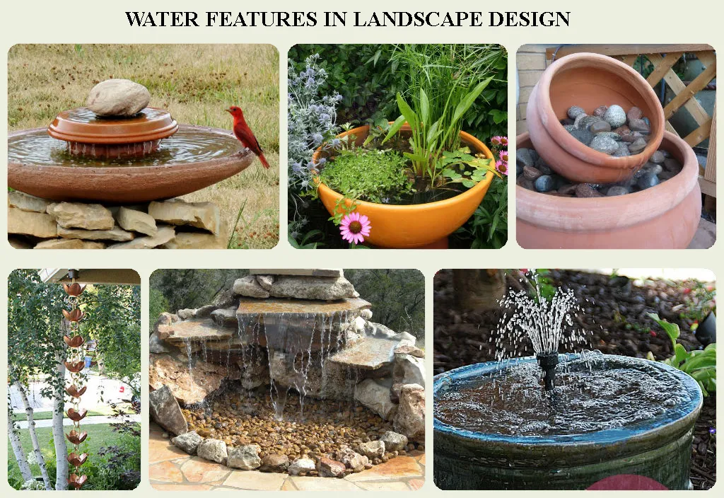 WATER FEATURES IN LANDSCAPE DESIGN