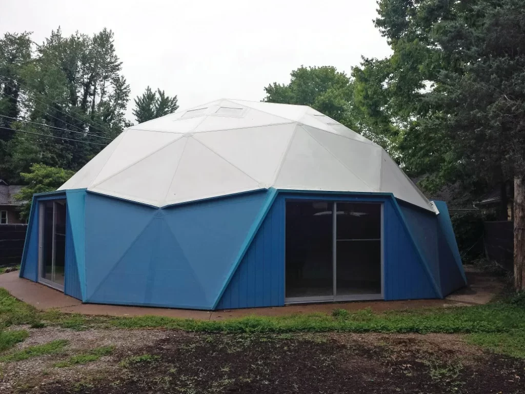BUCKMINSTER FULLER DOME IN CARBONDALE, ILLINOIS