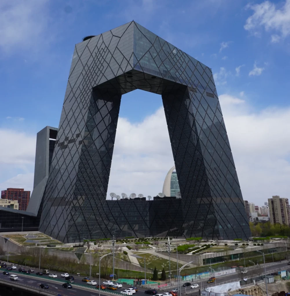 CCTV HEADQUARTERS IN BEIJING
