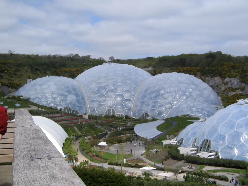 EDEN PROJECT IN CORNWALL, UK