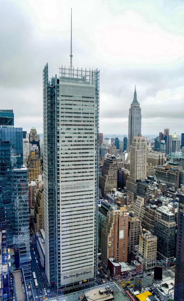 THE NEW YORK TIMES BUILDING, NEW YORK CITY, USA