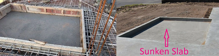 SUNKEN SLAB