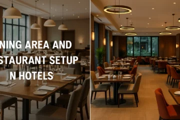 DINING AREA AND RESTAURANT SETUP IN HOTELS