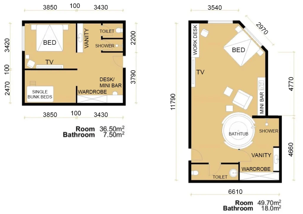 GUEST ROOM LAYOUT EIGHT