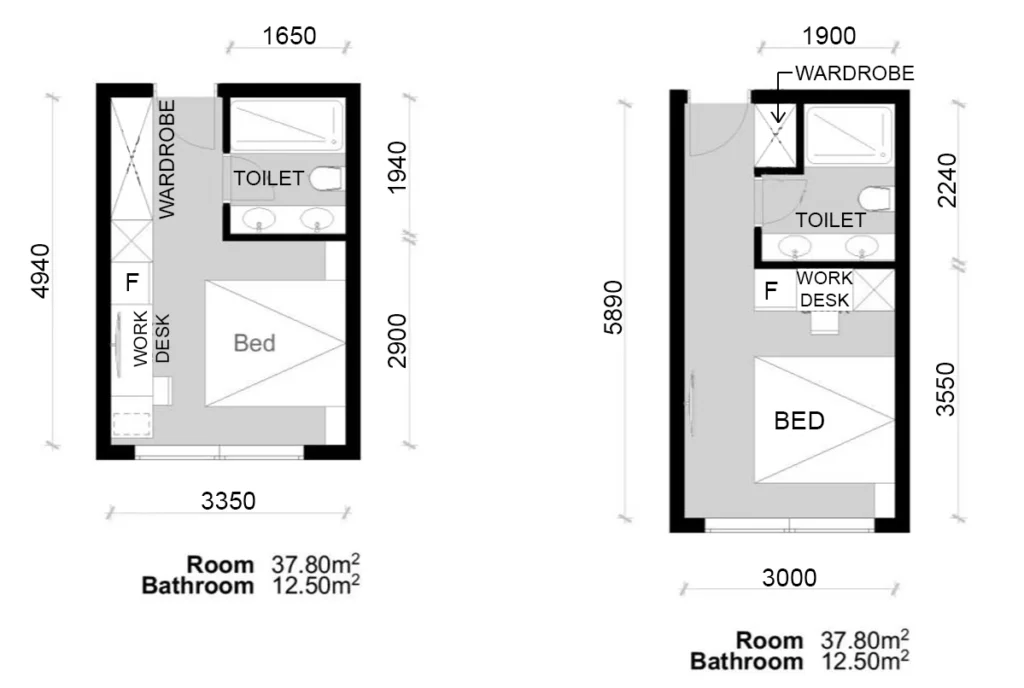 GUEST ROOM LAYOUT FOUR