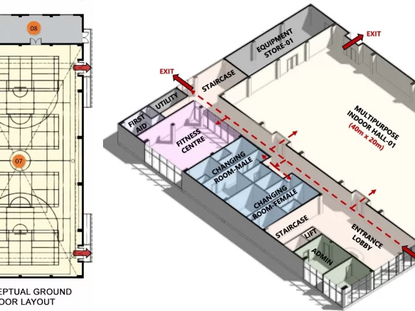 DESIGN CONSIDERATIONS FOR MALTIPURPOSE SPORT HALL