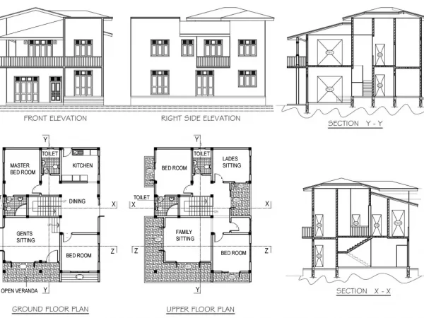 RELATIONSHIP OF PLAN ELEVATION AND SECTION